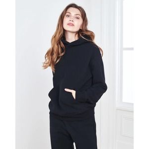 $2/50 PROMO ❤️ Quince Black Hoodie heavyweight 100% cotton